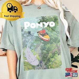 Ponyo Sosuke T-Shirt Goldfish Ghibli Shirt Classic